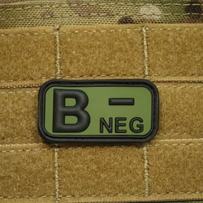 Patch KREV B NEG plastik GREEN