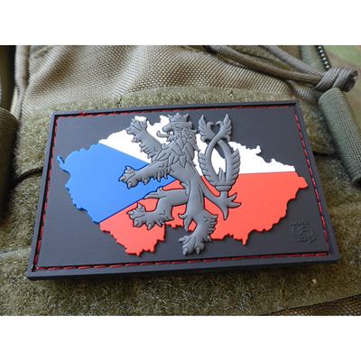 Naszywka Czechy + lewy plastikowy rzep KOLOR
