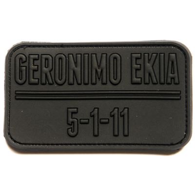 Patch GERONIMO EKIA 5-1-11 plastikowy CZARNY