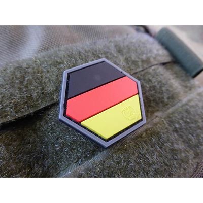 Naszywka flaga NIEMCY rzep plastik KOLOR