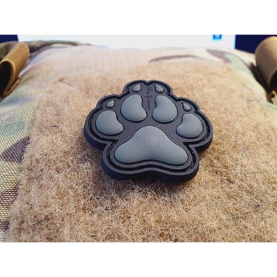Naszywka K9 łapa psa plastikowa velcro RANGER GREEN