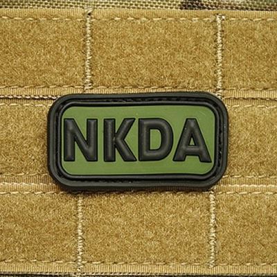 Plastikowa naszywka KREV NKDA ZIELONA