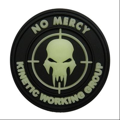 Patch NO MERCY - KINETIC GROUP plastikowy GLOW