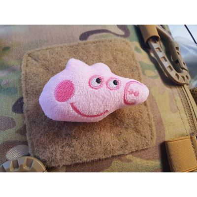 Naszywka na rzep PINK PIG PLUS