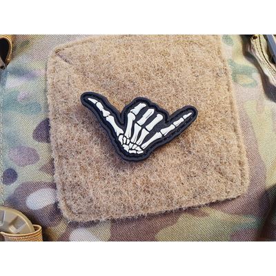Naszywka SHAKA z rzepem GLOW IN THE DARK JACKETS TO GO JTG-SKP-GID 4