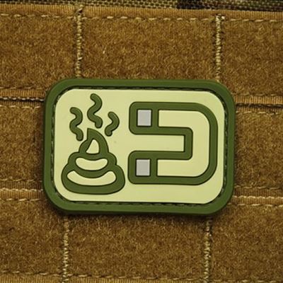Patch SHIT MAGNET plastikowy ZIELONY