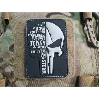 Plastikowa naszywka na rzep STORM PUNISHER