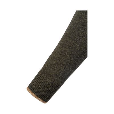 Sweter ASHCOMBE z dekoltem w kształcie litery V z wełny jagnięcej ZIELONY JACK PYKE JVNECASHDO 6