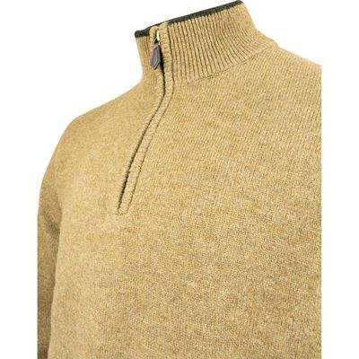 Sweter ASHCOMBE z zamkiem błyskawicznym z wełny jagnięcej BARLEY
