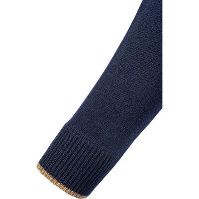 Sweter ASHCOMBE z zamkiem błyskawicznym, wełna jagnięca NAVY BLUE JACK PYKE JZKNITASHNAV 5