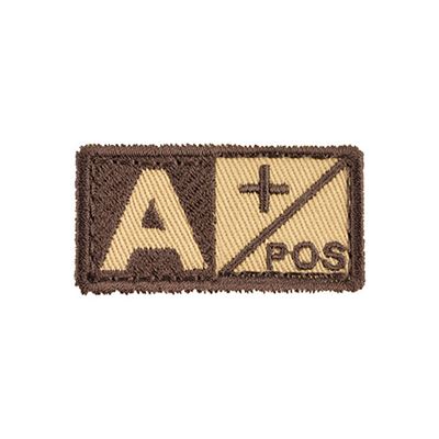 Plaster z grupą krwi A POS VELCRO SAND