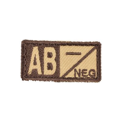 Plaster grupy krwi AB NEG VELCRO SAND