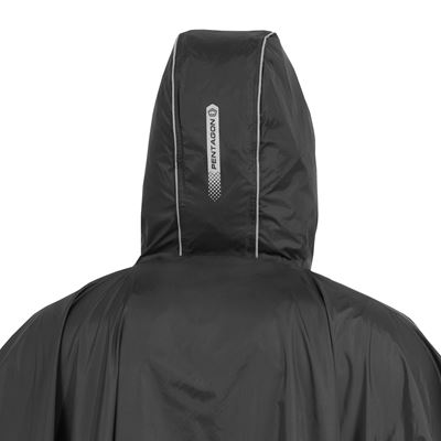 Wodoodporne poncho CLOUDBURST BLACK