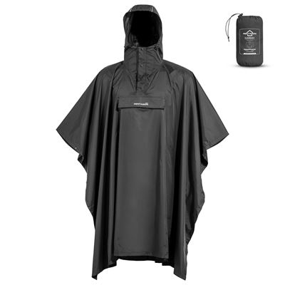 Wodoodporne poncho CLOUDBURST BLACK