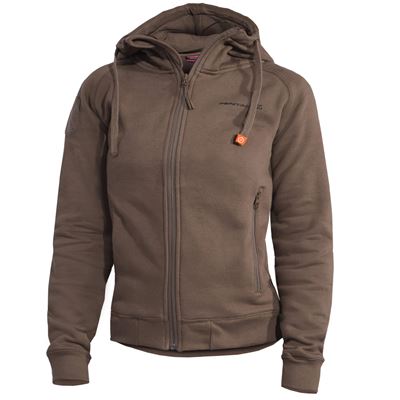 Damska bluza z kapturem APHRODITE TERRA BROWN