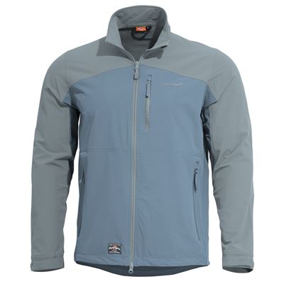 Kurtka softshell ELITE LIGHT GREY/Blue
