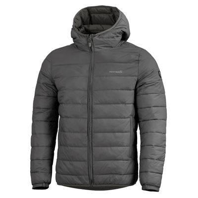 Kurtka z kapturem AURORA 2.0 PUFFER HOODED CINDER GREY