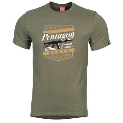 T-shirt A.C.R. PENTAGON tactical tradition GREEN