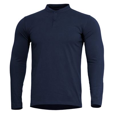 Koszulka ROMEO HENLEY 2.0 z długim rękawem MIDNIGHT BLUE