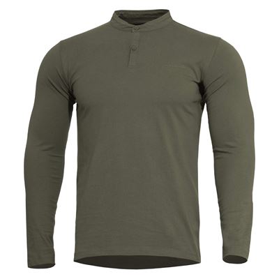 Koszulka ROMEO HENLEY 2.0 z długim rękawem GREEN