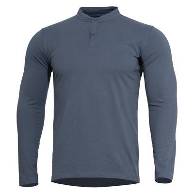 Koszulka ROMEO HENLEY 2.0 z długim rękawem CHARCOAL BLUE