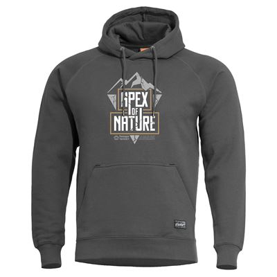 Bluza z kapturem PHAETON APEX OF NATURE SZARA