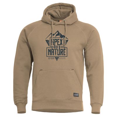 Bluza z kapturem PHAETON APEX OF NATURE TAN BROWN
