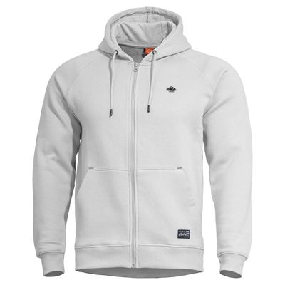 Bluza z kapturem PHAETON ZIP BIAŁA