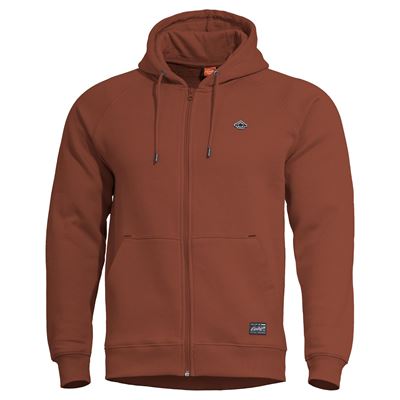Bluza z kapturem PHAETON ZIP MAROON RED