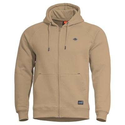 Bluza z kapturem PHAETON ZIP TAN BROWN