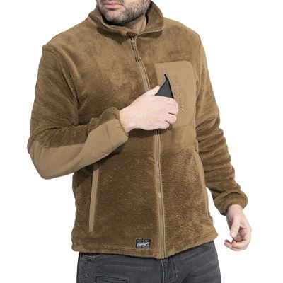 Bluza GRIZZLY FULL-ZIP COYOTE