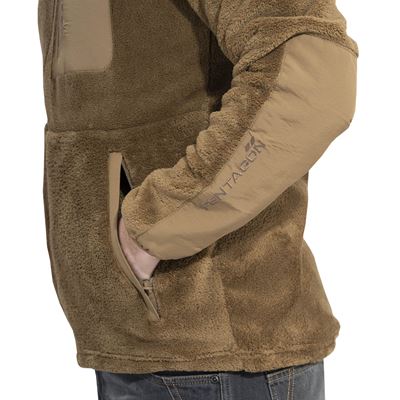 Bluza GRIZZLY FULL-ZIP COYOTE