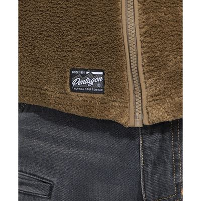 Bluza GRIZZLY FULL-ZIP COYOTE