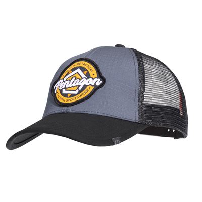 Czapka z siateczkowym logo PENTAGON GREY/BLACK