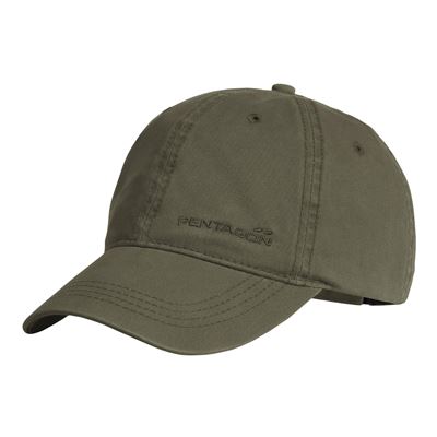 Czapka bawełniana MIKE TWILL BB CAP z haftem PENTAGON RAL 7013
