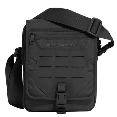 Taktyczna torba na ramię MESSENGER PENTAGON BLACK