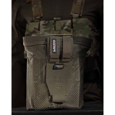 Etui składane z siateczki AMINA RAL 7013 PENTAGON K17117-06E 7