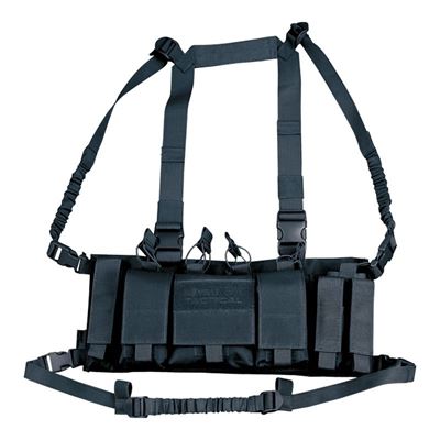 Kamizelka taktyczna TROJAN CHEST RIG CZARNA