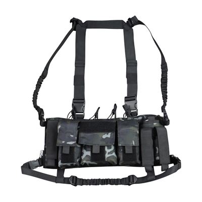 Kamizelka taktyczna TROJAN CHEST RIG BTP BLACK