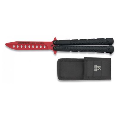 Treningowy nóż motylkowy K25 RED