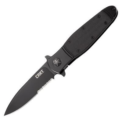 Nóż składany BOMBASTIC™ z ostrzem kombinowanym BLACK