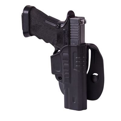 Kabura pistoletowa GLOCK 17 plastikowa z łopatką POLYMER