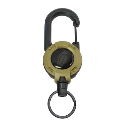 Brelok HEAVY DUTY ze spiralą i karabińczykiem COYOTE