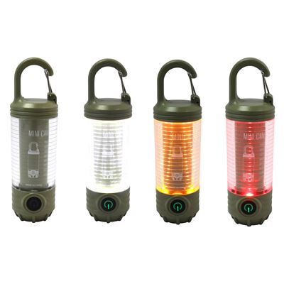 Akumulatorowa lampa kieszonkowa z karabińczykiem