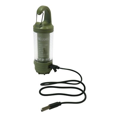 Akumulatorowa lampa kieszonkowa z karabińczykiem