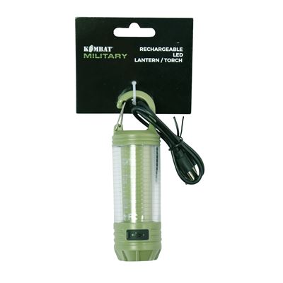 Akumulatorowa lampa kieszonkowa z karabińczykiem