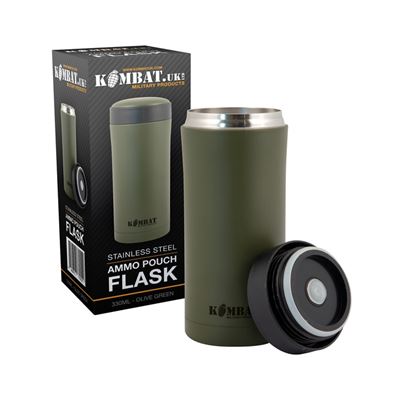 MILITARNA butelka izolowana NEREZ 330ml ZIELONA