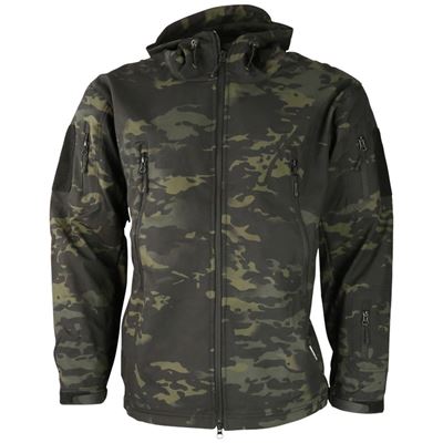 Kurtka softshell TACTICAL PATRIOT kamuflaż BTP BLACK