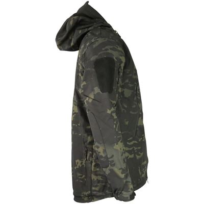 Kurtka softshell TACTICAL PATRIOT kamuflaż BTP BLACK