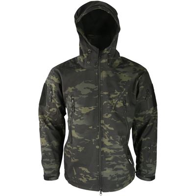 Kurtka softshell TACTICAL PATRIOT kamuflaż BTP BLACK